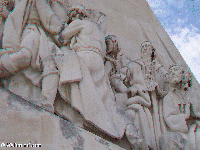 Lisbon - Sculpture of Portuguese Discoveries and navigators