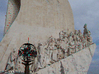 Lisbon - Sculpture of Discoveries and Portuguese navigators