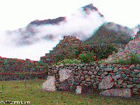 Peru - Machu Picchu - inside the ruins