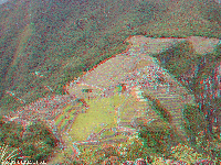 Peru - Machu Picchu - a view from Huchuy Picchu