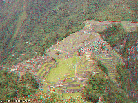 Peru - Machu Picchu - a view from Huchuy Picchu