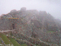 Peru - Machu Picchu - in the morning fog
