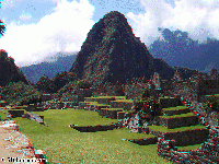 Peru - Machu Picchu - inside the ruins