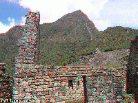 Peru - Machu Picchu - inside the ruins