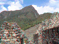 Peru - Machu Picchu - inside the ruins