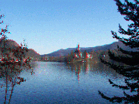 Slovinsko - Bled - okolo jezera Blejsko jezero