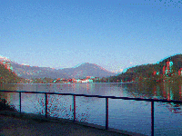 Slovinsko - Bled - okolo jezera Blejsko jezero