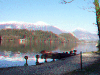 Slovinsko - Bled - okolo jezera Blejsko jezero