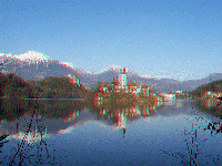 Slovinsko - Bled - okolo jezera Blejsko jezero