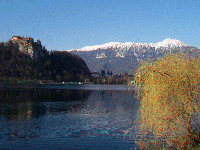 Slovinsko - Bled - okolo jezera Blejsko jezero