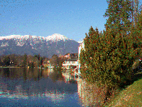 Slovinsko - Bled - okolo jezera Blejsko jezero
