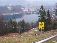 Slovinsko - Bled - pohledy z vrchu Stra�a