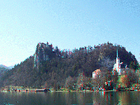 Slovinsko - Bled - okolo jezera Blejsko jezero
