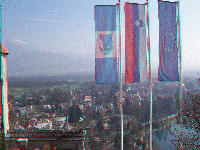Slovinsko - Bled - hrad Blejski grad