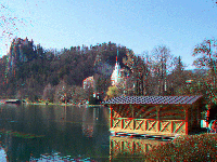 Slovinsko - Bled - okolo jezera Blejsko jezero