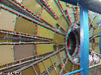 Switzerland - CERN - view to particle detector CMS
