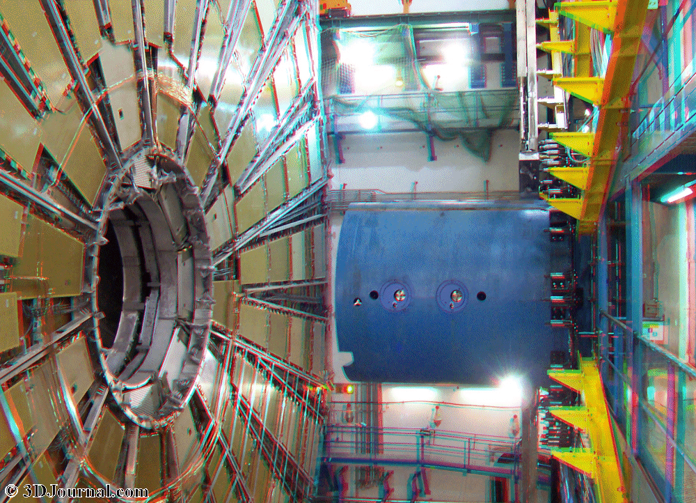 Switzerland - CERN - view to particle detector CMS