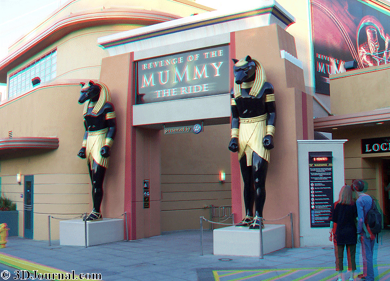 Hollywood - Universal Studios - Mumie - zábavní atrakce