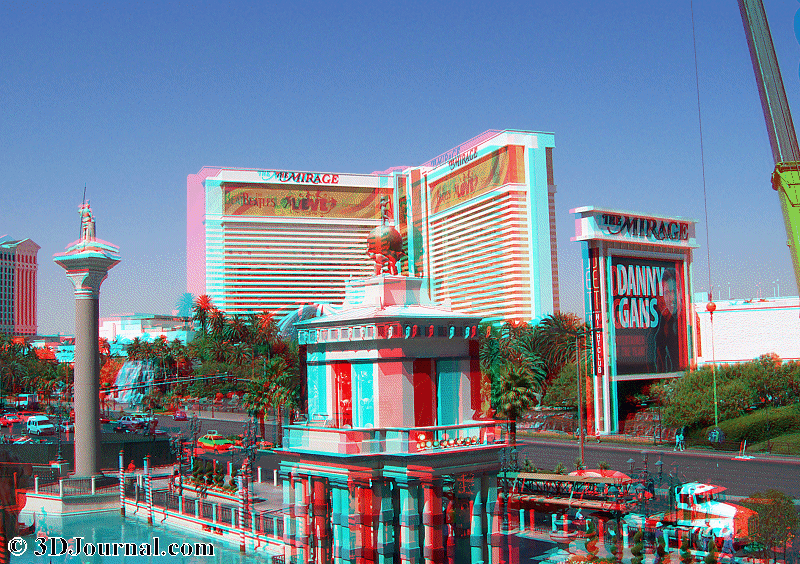 Las Vegas - hotel Mirage od hotelu Venetian