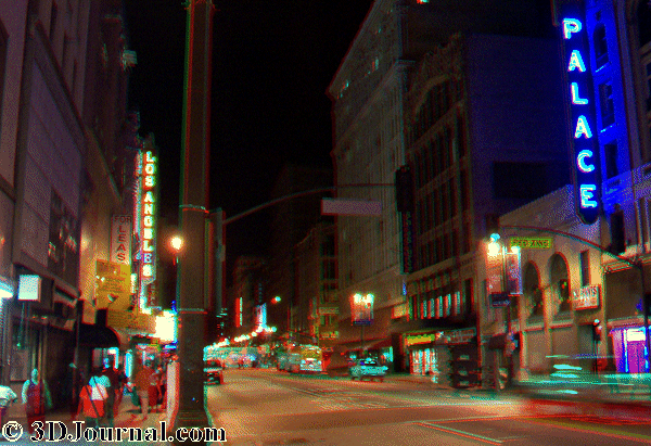 Los Angeles - noční Broadway
