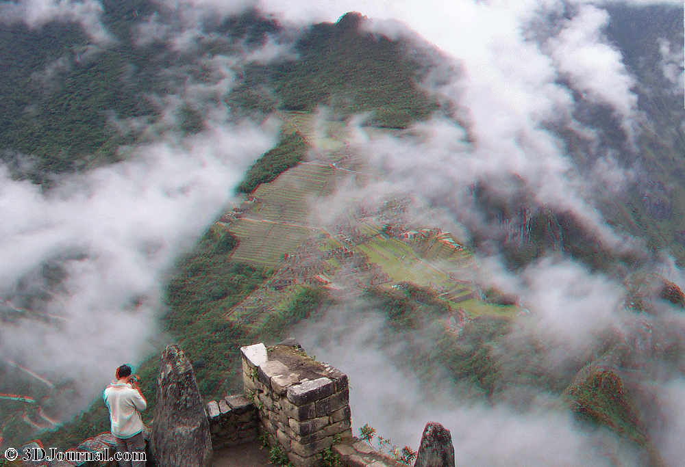 Peru - Machu Picchu - pohled z Huayna Picchu (Wayna Picchu)