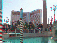 Las Vegas - hotel Mirage od hotelu Venetian