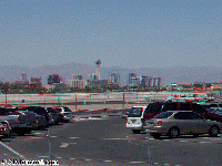 Las Vegas - pohled od letiště