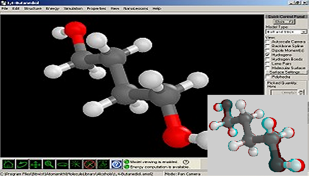 Atomsmith and 3D molecule